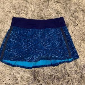 Blue Lululemon Athletica Performance Skirt Sz 6